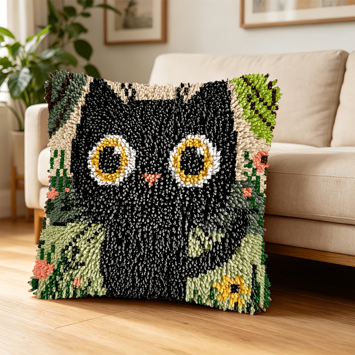 Lock Hook Kit with Cute Cat Pattern for DIY Handmade Bags