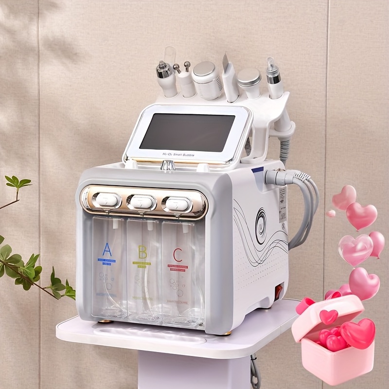 

New Year Special, 6in 1 2 O 2 Beauty Skin Cleansing Hydrogen Oxygen Facial Machine, Facial Treatment Machine, Home Medical , Skin Tag Remover，valentine's Day, Gifts For Women