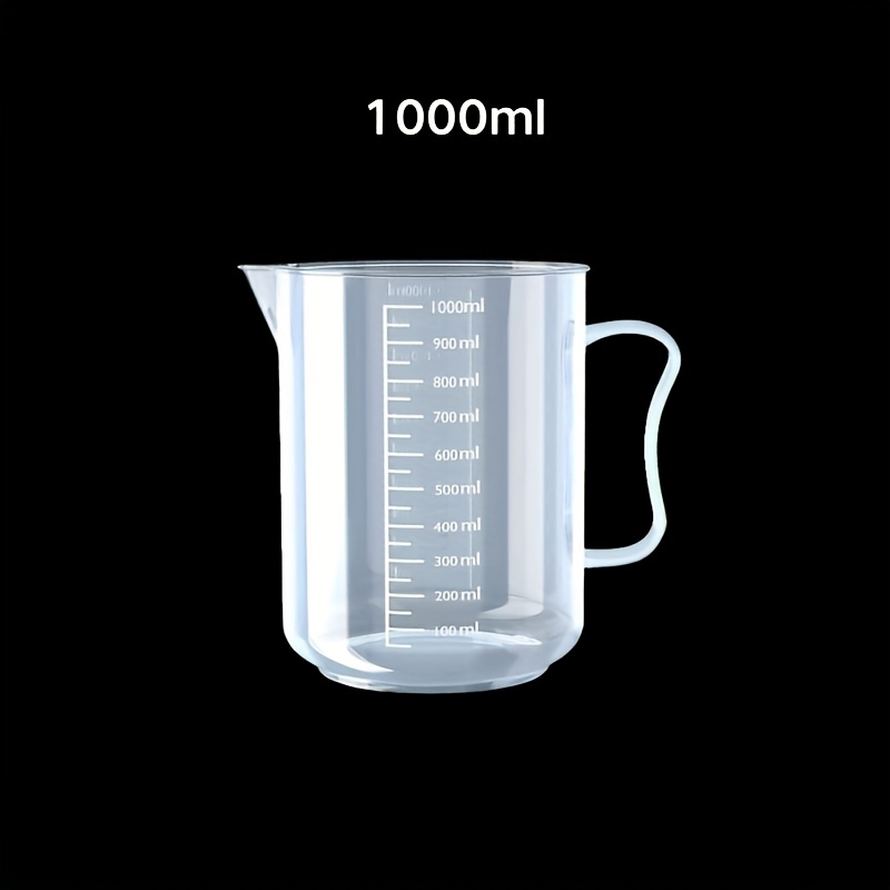 TEMU 1pc Thickened Plastic Measuring Cup, Plastic Liquid Measuring Cups, Kitchen Liquid Measuring Cups, Multifunction Measuring Cup For Baking