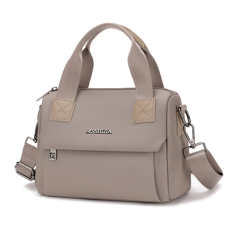 nylon cloth crossbody bag womens large capacity fashion multi layer shoulder bag lightweight parent bag crossbody outing handbag Product details 6