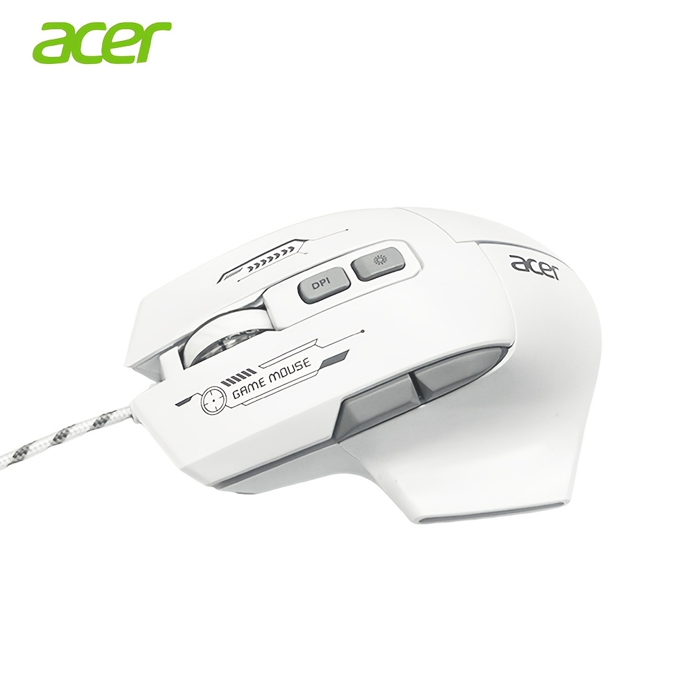 Image of Acer High- 7-key Gaming Mouse With Classic And Comfortable Grip, With A Resolution Of Up To 7200dpi For , Stable Operation, And Usb Connection For Plug And Play Use