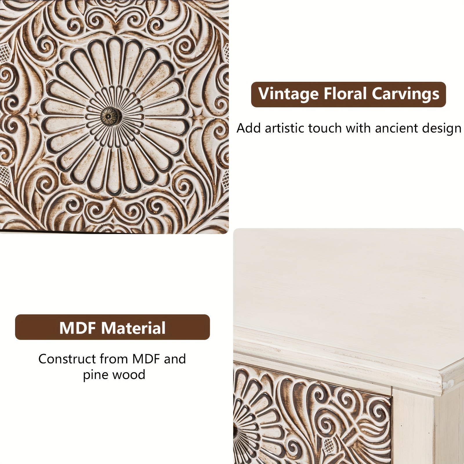 End Table Living Room Small Side Table W Drawer, 18