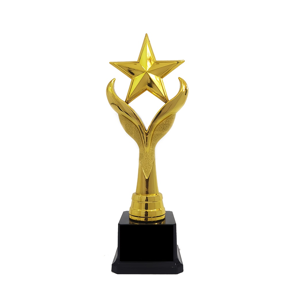 TEMU 1pc de Estrella con Diseño Único para , Celebraciones - Acabado Metálico Duradero para Baile, y Deportes
