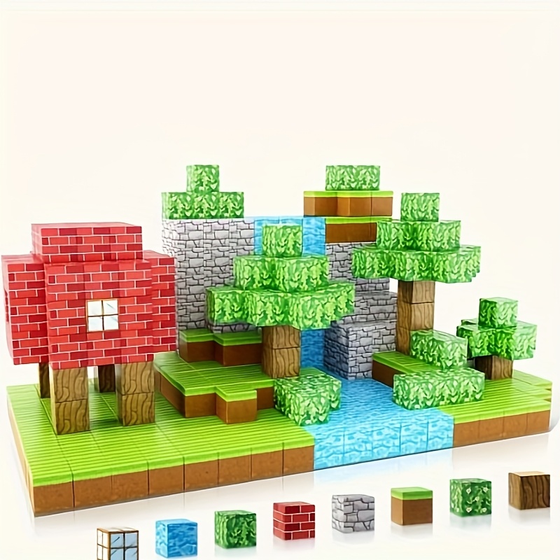Magnetic Building Blocks Forest Set