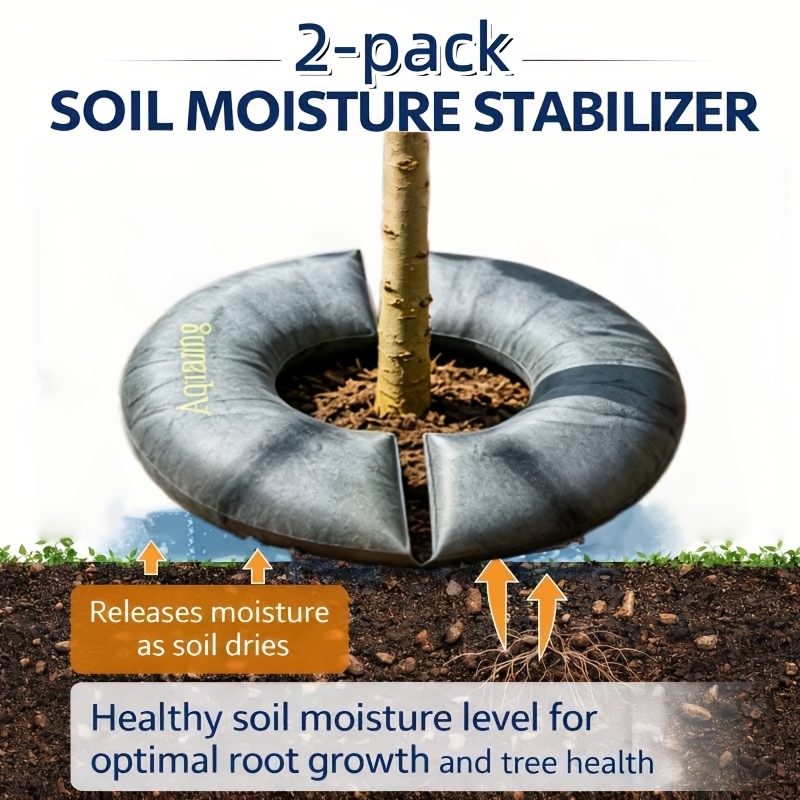   day tree watering mat automatically replenishes   and   releases     fits root ball 11 00 inches 15 00 inches diameter slow release technology self watering stake