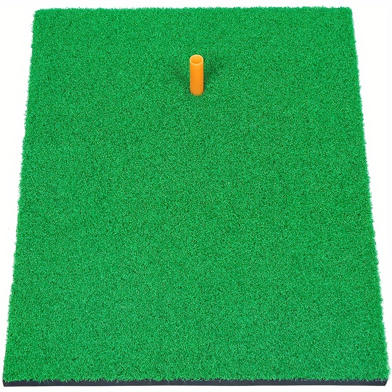 

1pc Thickened Golf Hitting Mat, Practice Mat With Golf Tee For Outdoor & Indoor Training Swing & Chipping For Backyard, Garage, Basement, Range