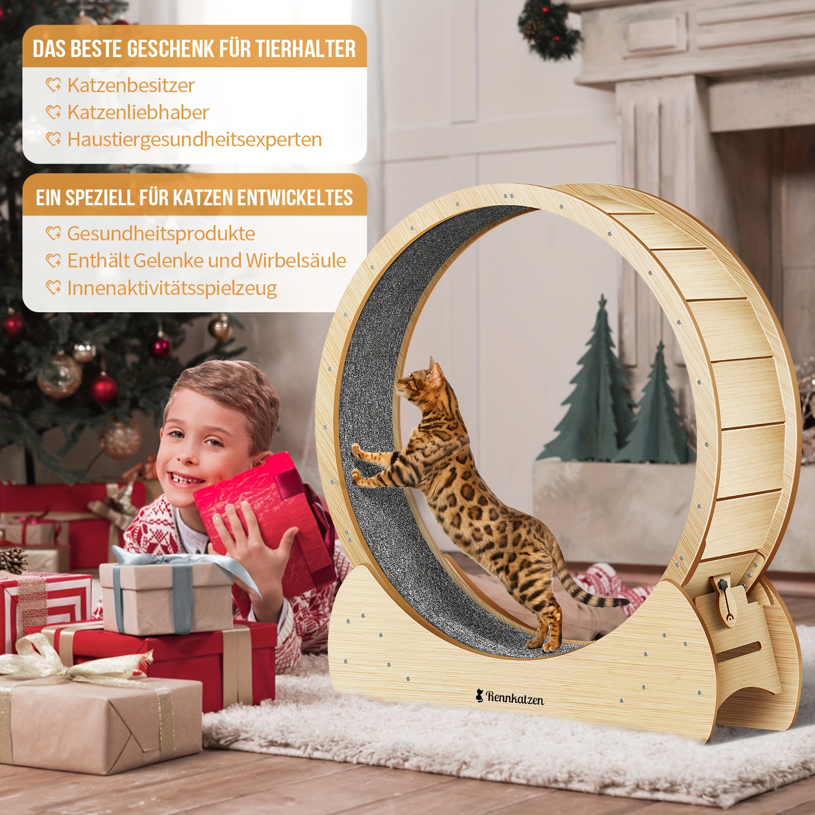   xl for   exercise wheel natural wood   wheel with cushioned   comfortable design large diameter for stability ideal for large breeds easy assembly with included tools durable for cat wheel for in Product details 5