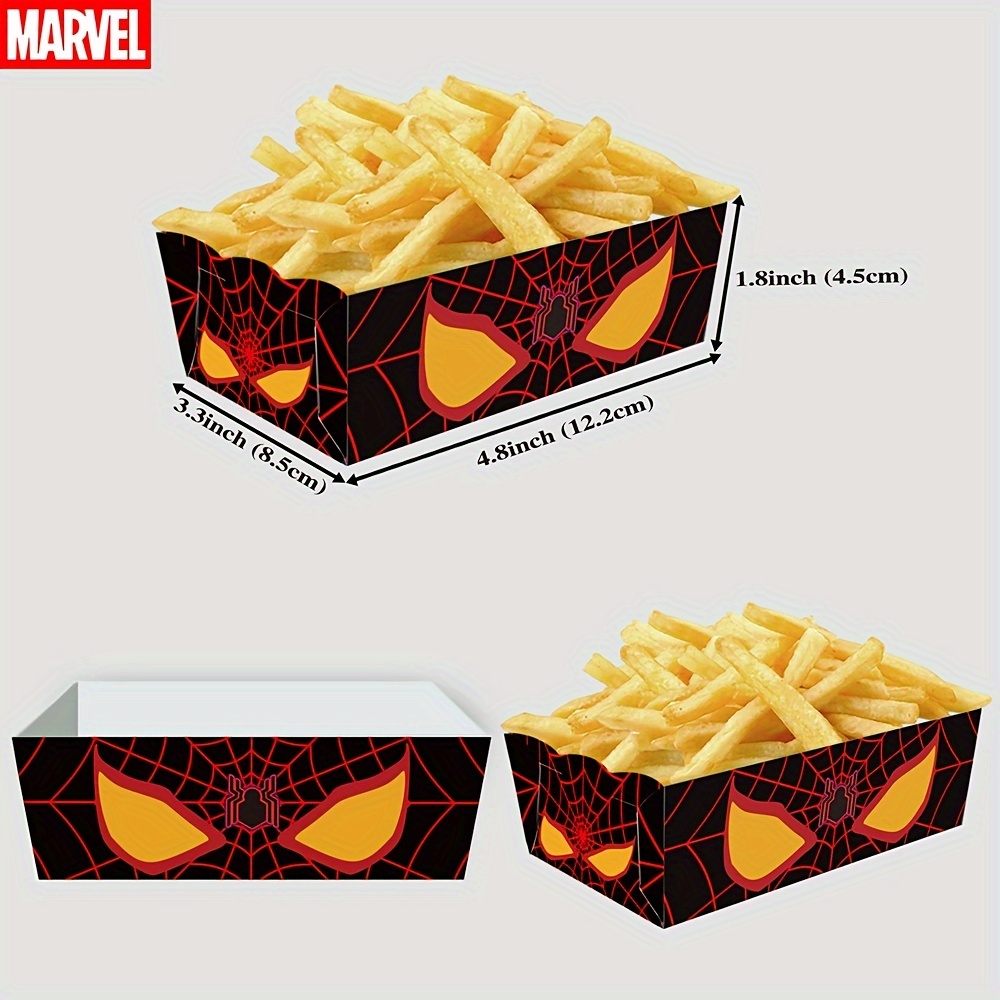Themed Party Pack Disposable Fry Burger Temu