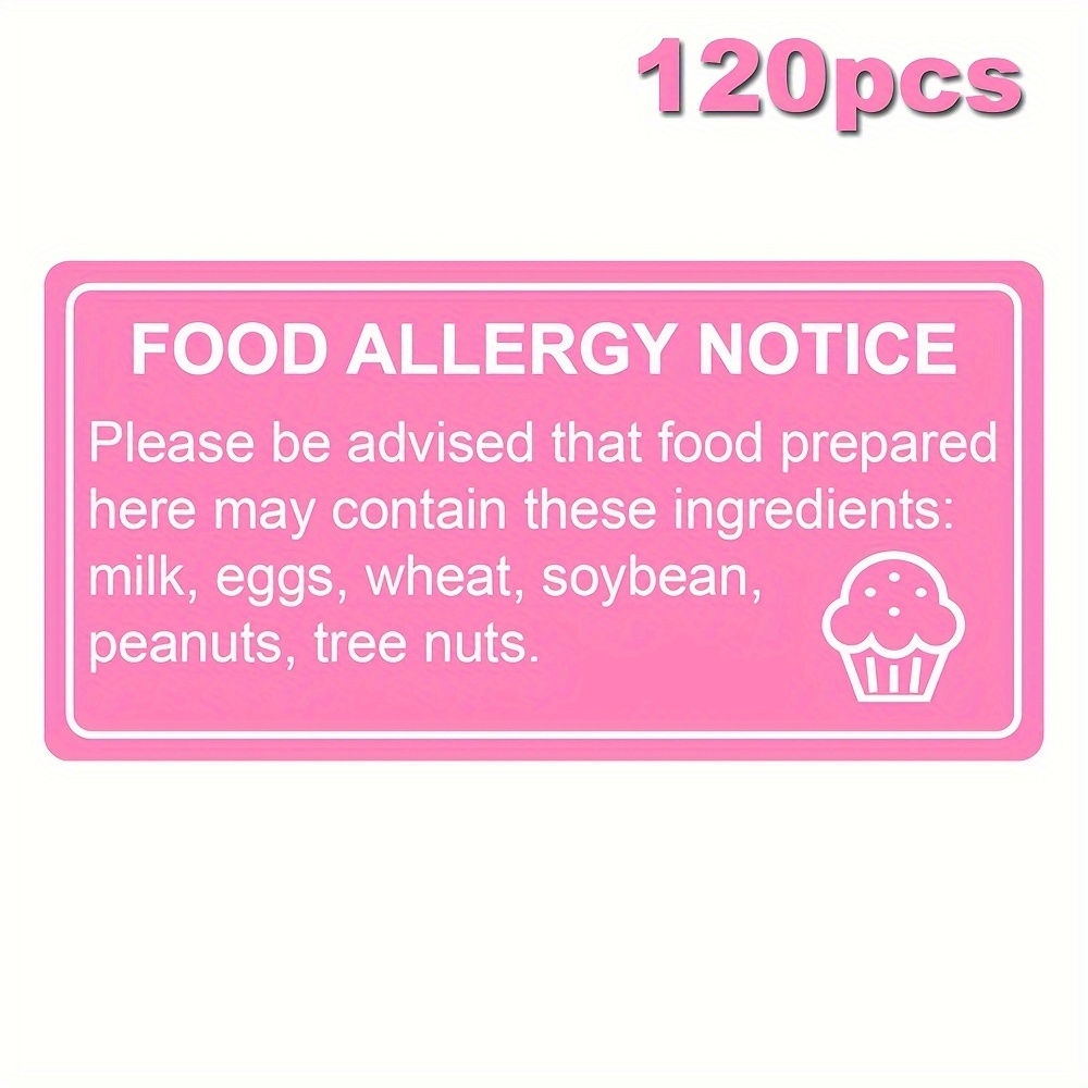 

120pcs Labels - -adhesive , English , Use, , For Packaging And Warnings