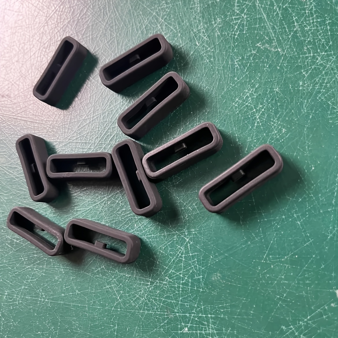 TEMU 10pcs 22mm Silicone Smartwatch Strap Clips - Secure Replacement Rings For Smartwatches, Compatible With Most Wristbands, Durable & , Smartwatch