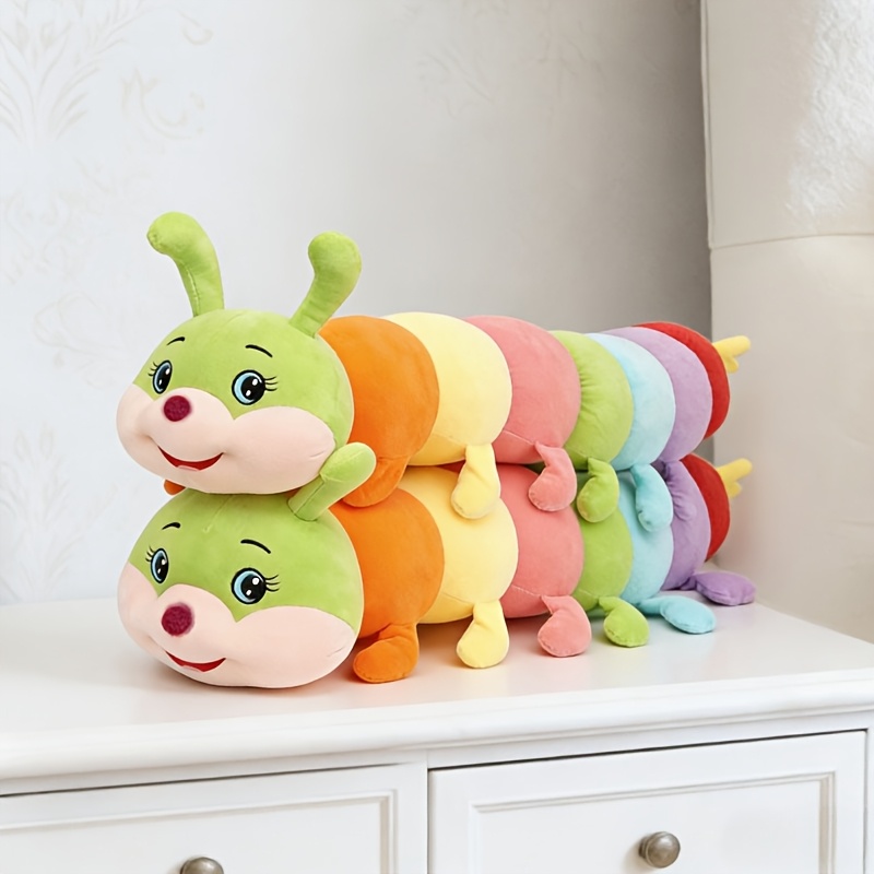 Colorful Caterpillar Plush Toy, Soft Stuffed Animal