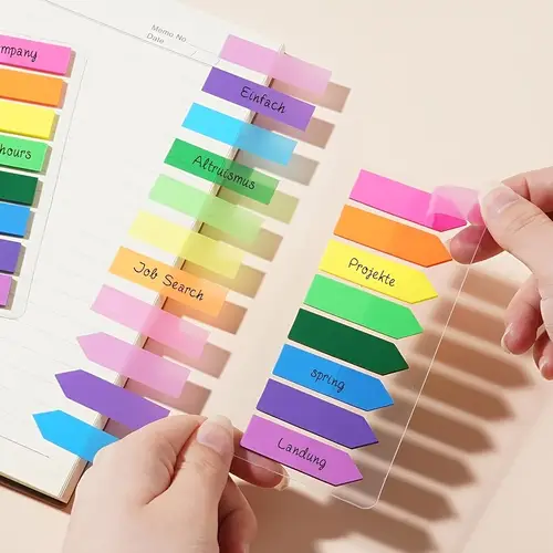 Sticky Notes Memory sign here tabs sold on Temu Philippines