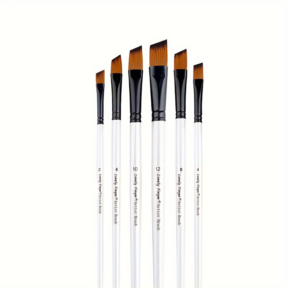 Lot De 5 Pinceaux Peinture Aquarelle Et Huile - Pour Artistes, Loisirs Créatifs, Cadeau