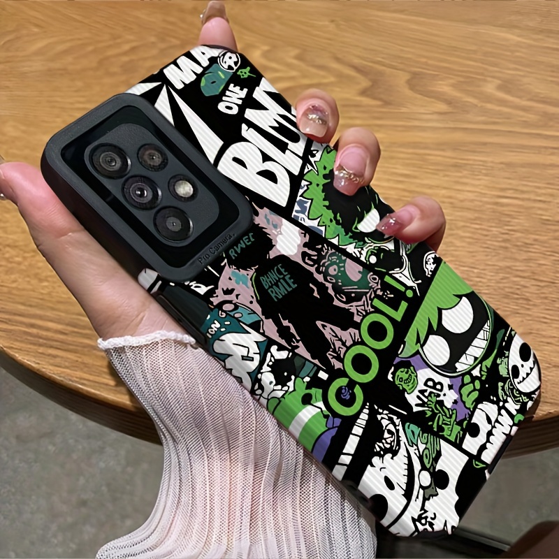 TEMU Graffiti Boy Phone Case For A01/a03s/a11/a12/a20s/a21s/a30s/a32/a50/a50s/a51/a52/a52s/a53/a71/a73/s10/s20/s20 Fe/s20+s21/s22/s22 Ultra