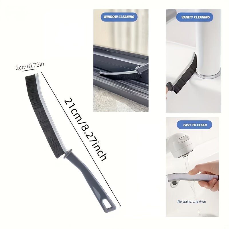 3pcs Multifunctional Cleaning Brush Set for Narrow Spaces