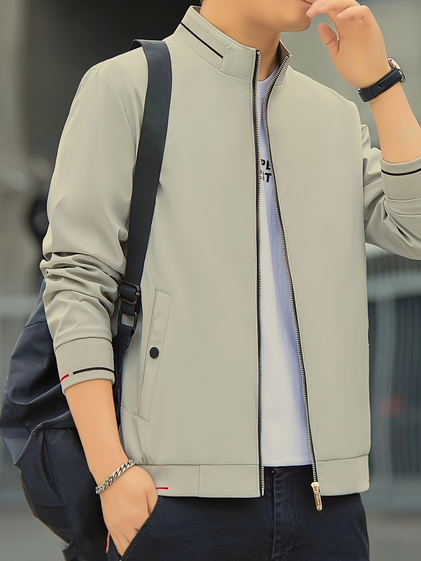 【新品・未開封】FASHIRU stand collar spring coat 69bec259-feae-4061-a7c3-