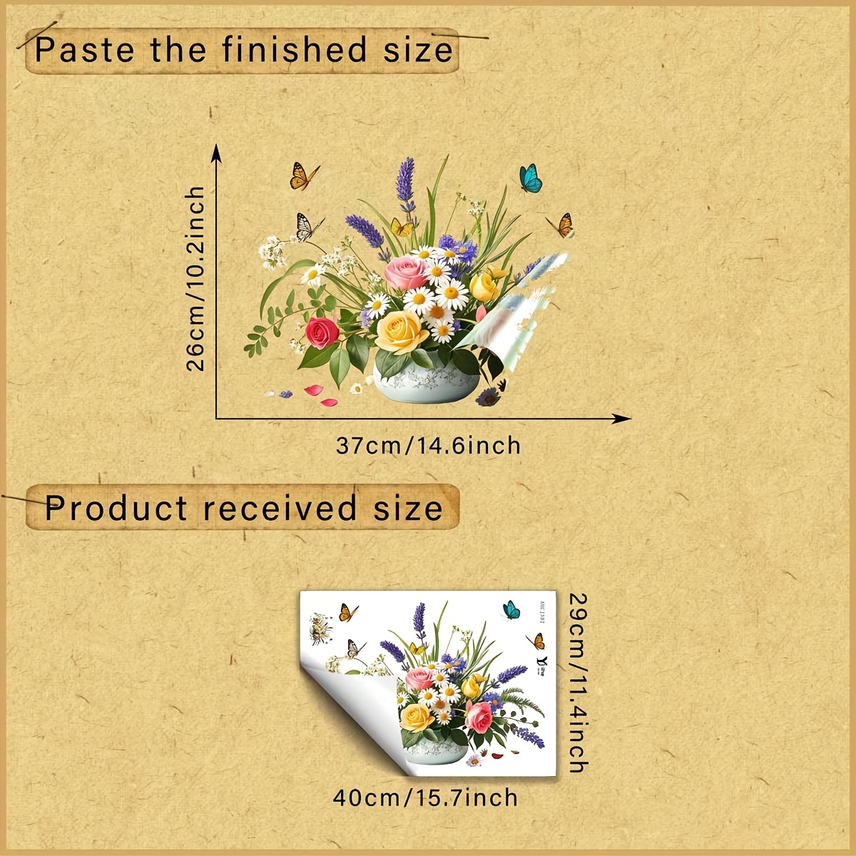 1pc Self-adhesive Removable Window Film Suitable For Glass - Pvc Glossy Flower & Sticker, -and-stick Decoration For Privacy, Easy Application, Removable Leaf For, Glass Decor