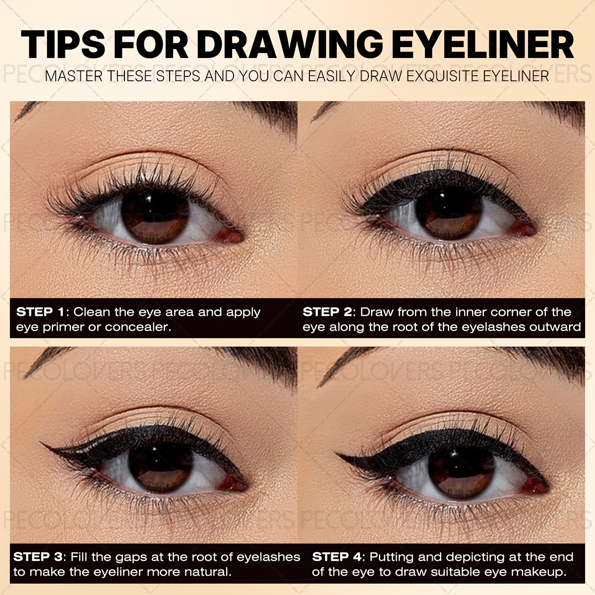 Waterproof Black Eyeliner with Long-Lasting Formula