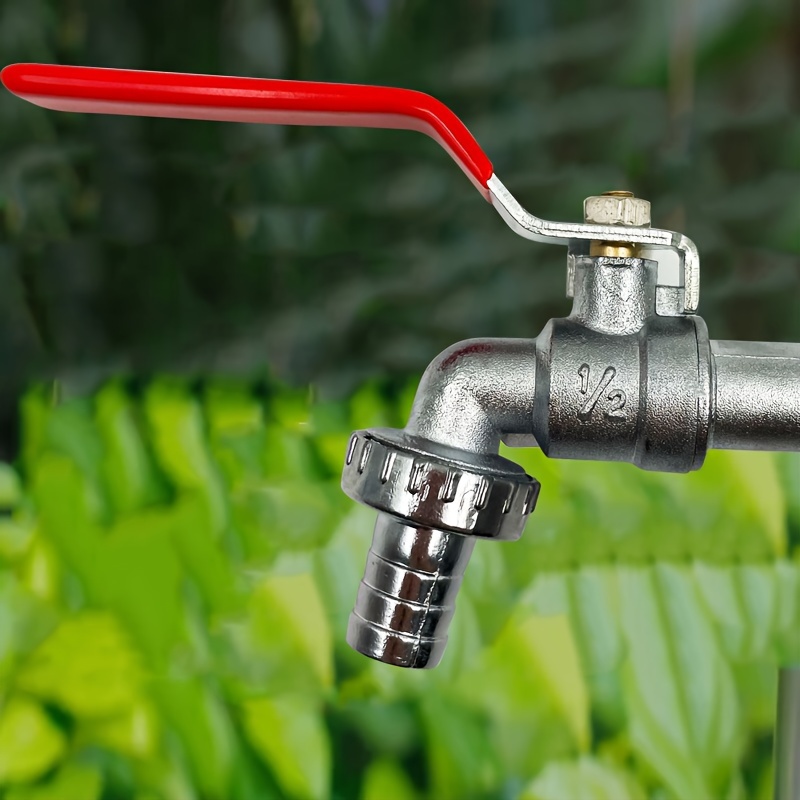 

1pc, Handle Brass Antifreeze Faucet Garden Water Tap Long Handle Ball Valve Type Outdoor For Wash Machine Garden Irrigation,garden Tools Water Faucet 1/2" For Indoor Outdoor Garden Tool Supplies