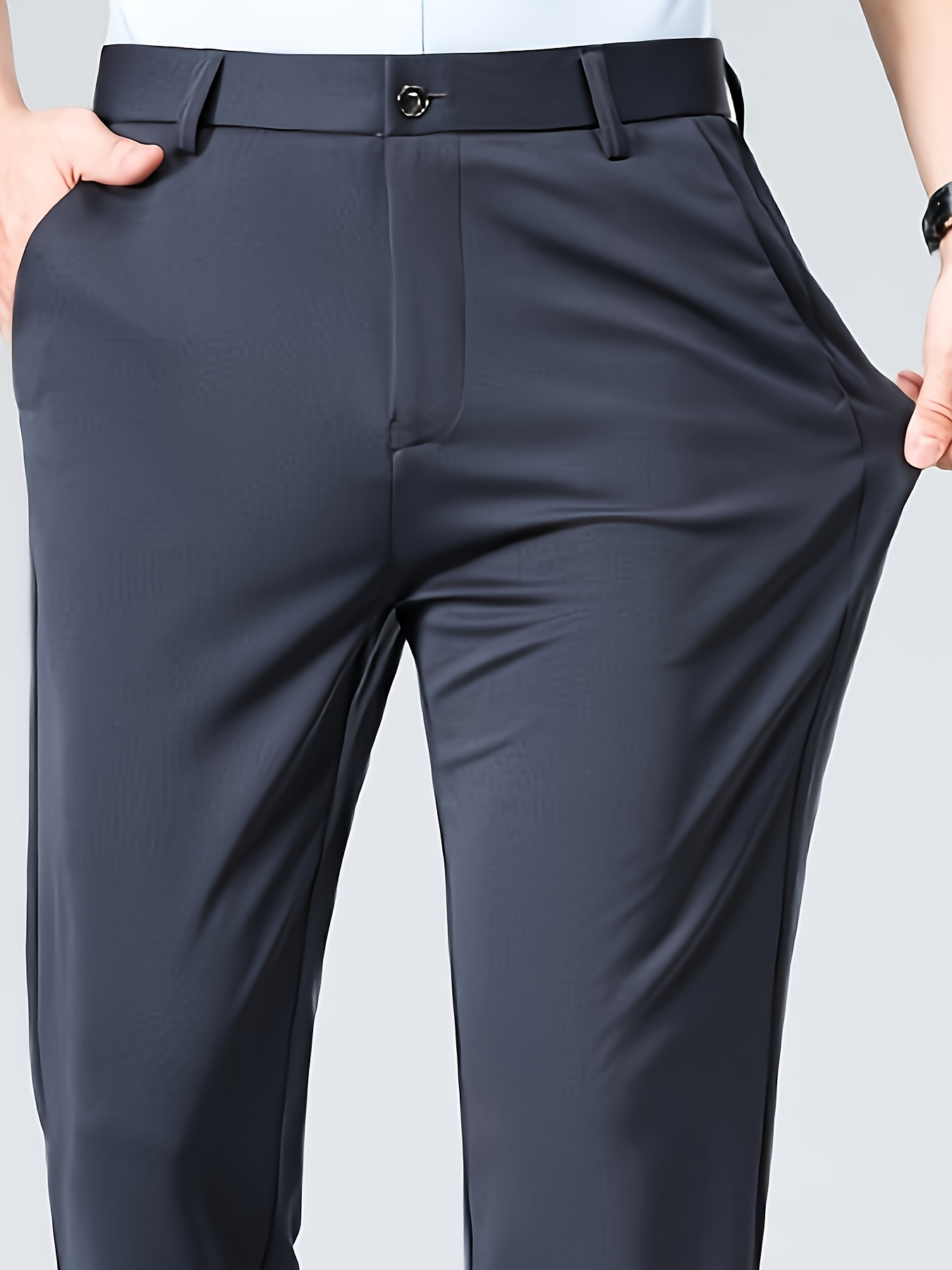 stretch dress trousers Wool Stretch Bengaline Suit Pants