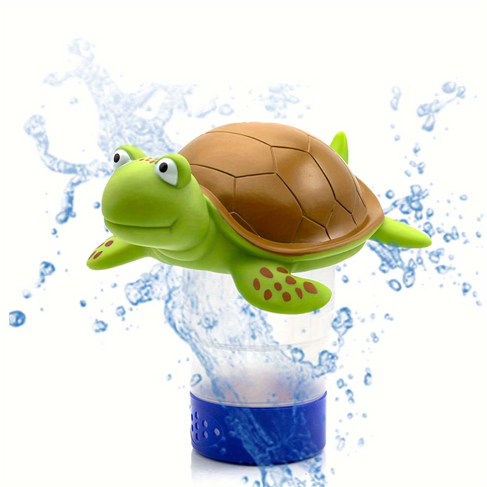 

1pc, Floating Turtle-shaped Pool Chlorine Dispenser, Adjustable Chemical Floater, Easy To Use, Durable, For Swimming Pool Water Treatment, Keeps Water Clean, 9.3x8.9 Inches