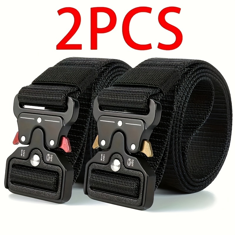 

2 Packs Of Waist Belts With Canvas Material, Very Suitable For Outdoor Activities And Holidays