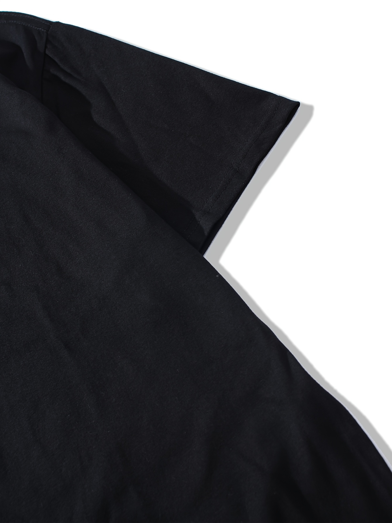 T-shirt homme été en coton coupe ample confortable décontracté_voghion.com