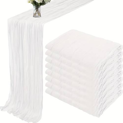 1pc 6pcs elegant and romantic table flags suitable for weddings birthdays festivals and other occasions activity table setting floral tablecloth washable fabric width 45cm x length 275cm