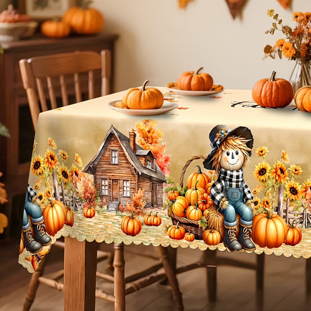 1pc tablecloth pumpkin