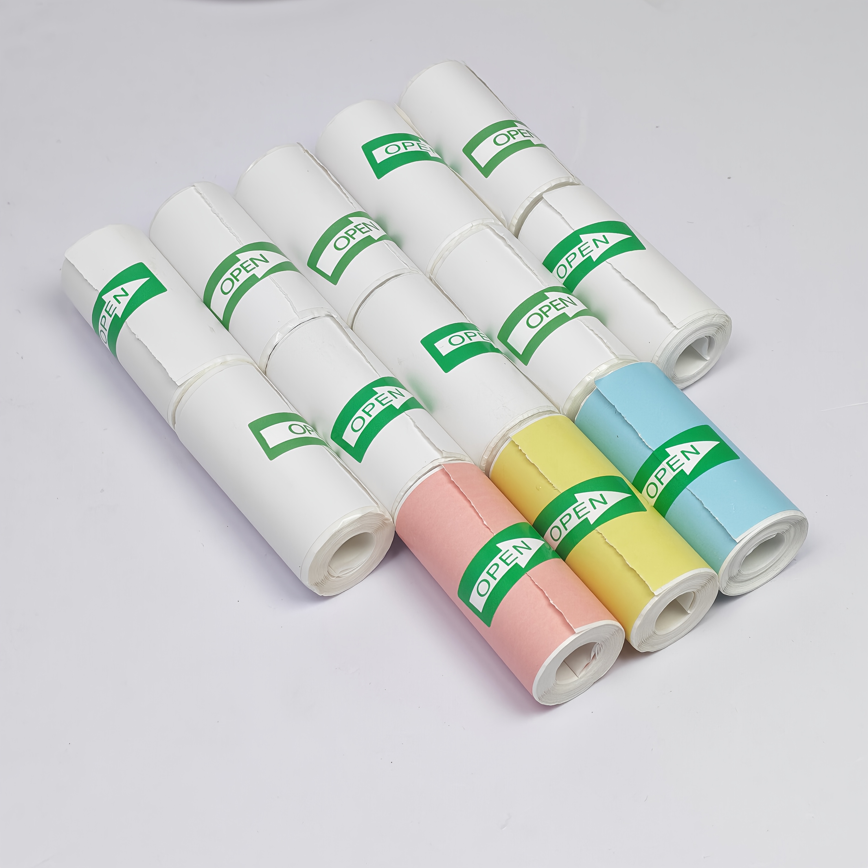 TEMU 13 Rolls Mini Thermal Stickers, Photo Stickers, 3 Rolls Colored + 10 Rolls White, For , Photos, Notes, Pictures, Diaries, Perfect Christmas And