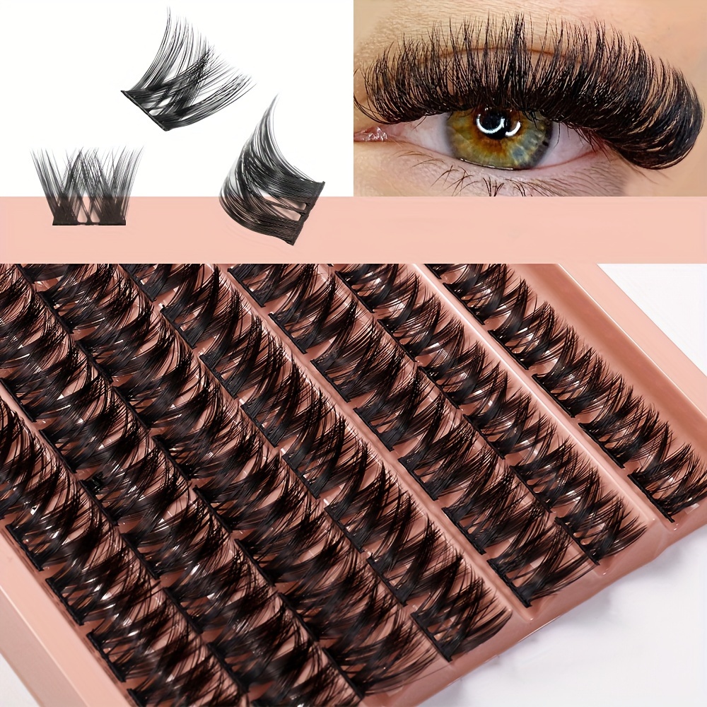 

Diy False Eyelashes Kit - 7 , D-, Short & Long Design For
