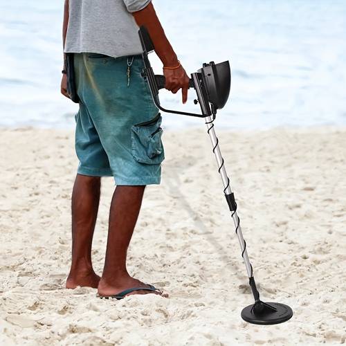golden digger metal detector beach treasure finder handheld underground metal detector 12 inch coil hunter coil with advanced lcd display adjustable accurate for beginners and professionals suitable for lost jewelry and
