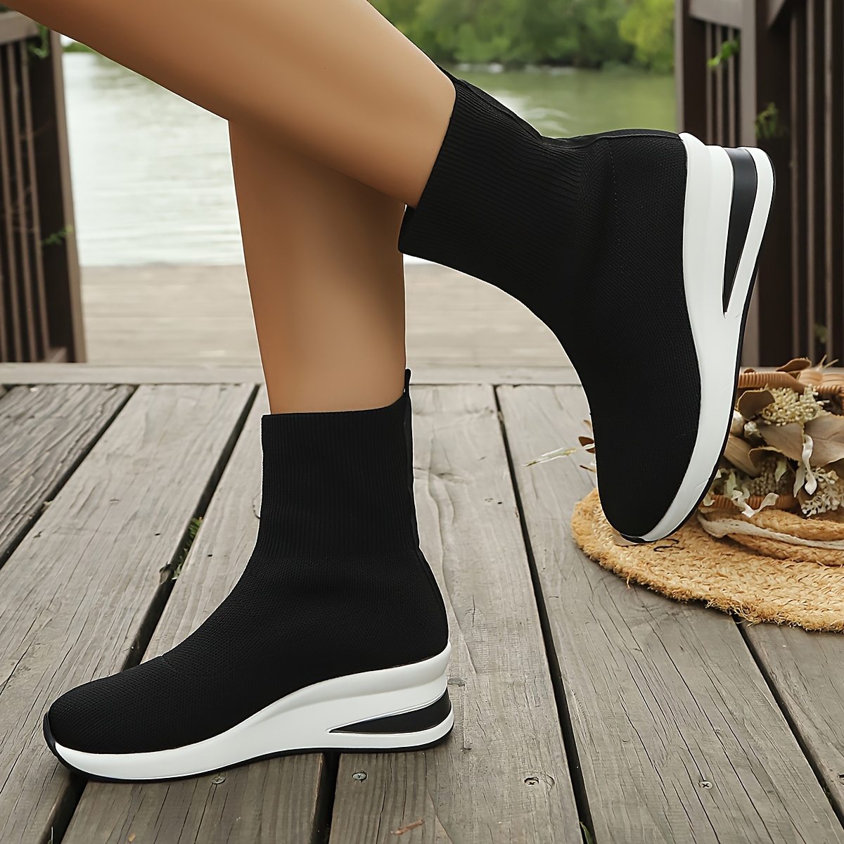 TEMU Women's Casual Athletic Shoes, Breathable Soft Sole Casual Shoes, Lazy -match Autumn Breathable Women's Boots, Women Shoes