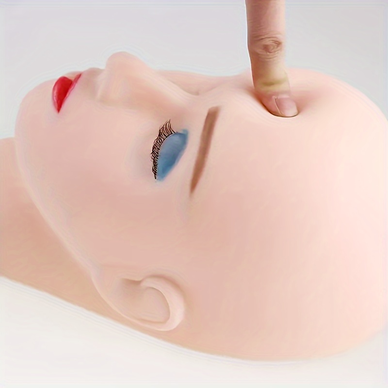 

1pc Mannequin Head, Eyelash Training Head, For Eyelash Extension And Makeup Practice