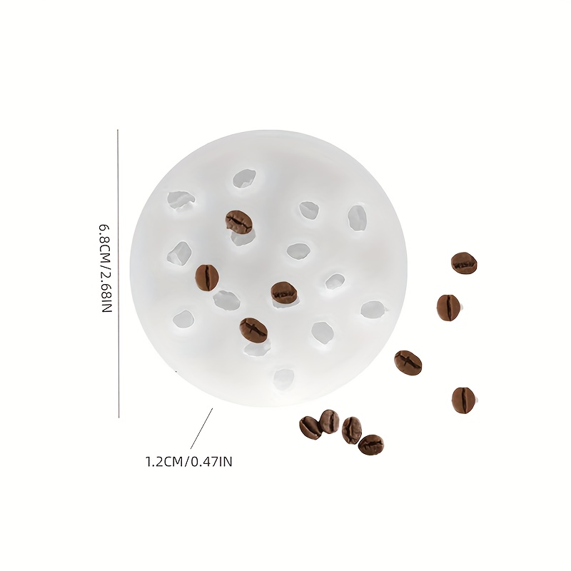 TEMU Stampi in Silicone per Chicchi di Caff癡 - Stampi per in Resina, Stampi per Resina Epossidica Fai da Te, Artigianato in Gesso a , Stampi per