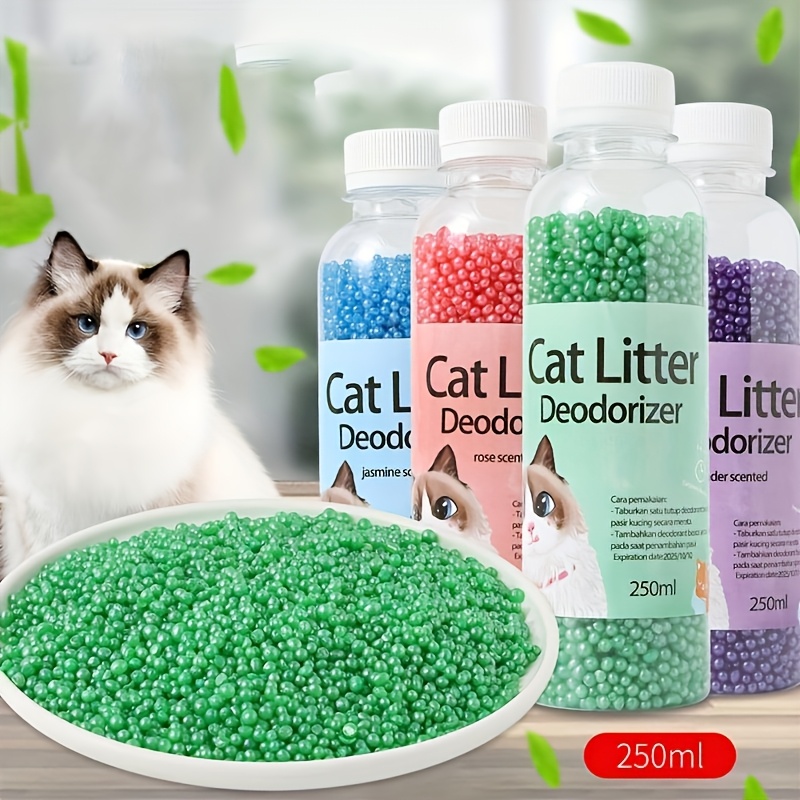 

Cat Litter Deodorizer Beads - Natural Plant-based Odor Eliminator, , Pet-friendly, Non-toxic, 0.7oz, Neutralizes Cat Litter Box Odors & And , Litter Box Deodorizer