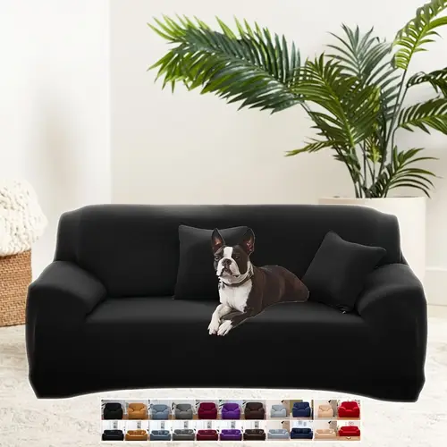 sofa cover fashion printed high stretch elastic fabric l shape sofa slipcover couch cover 1 2 3 4 seater polyester spandex furniture protector cover pillowcase for living room pets dogs for christmas