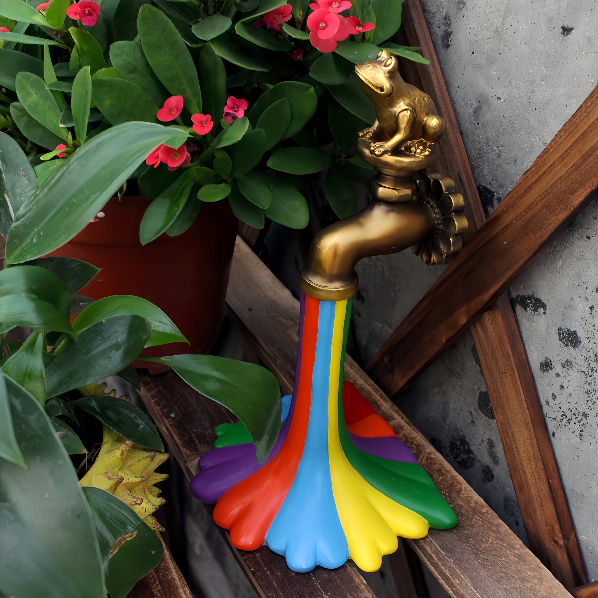 

1pc Faucet - Statue, & Decor, Unique For And