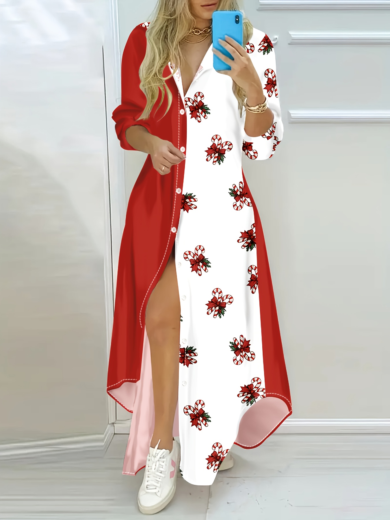 Directional - Christmas - FF001 - 2402 Long Sleeve Dress - HJX - FLL