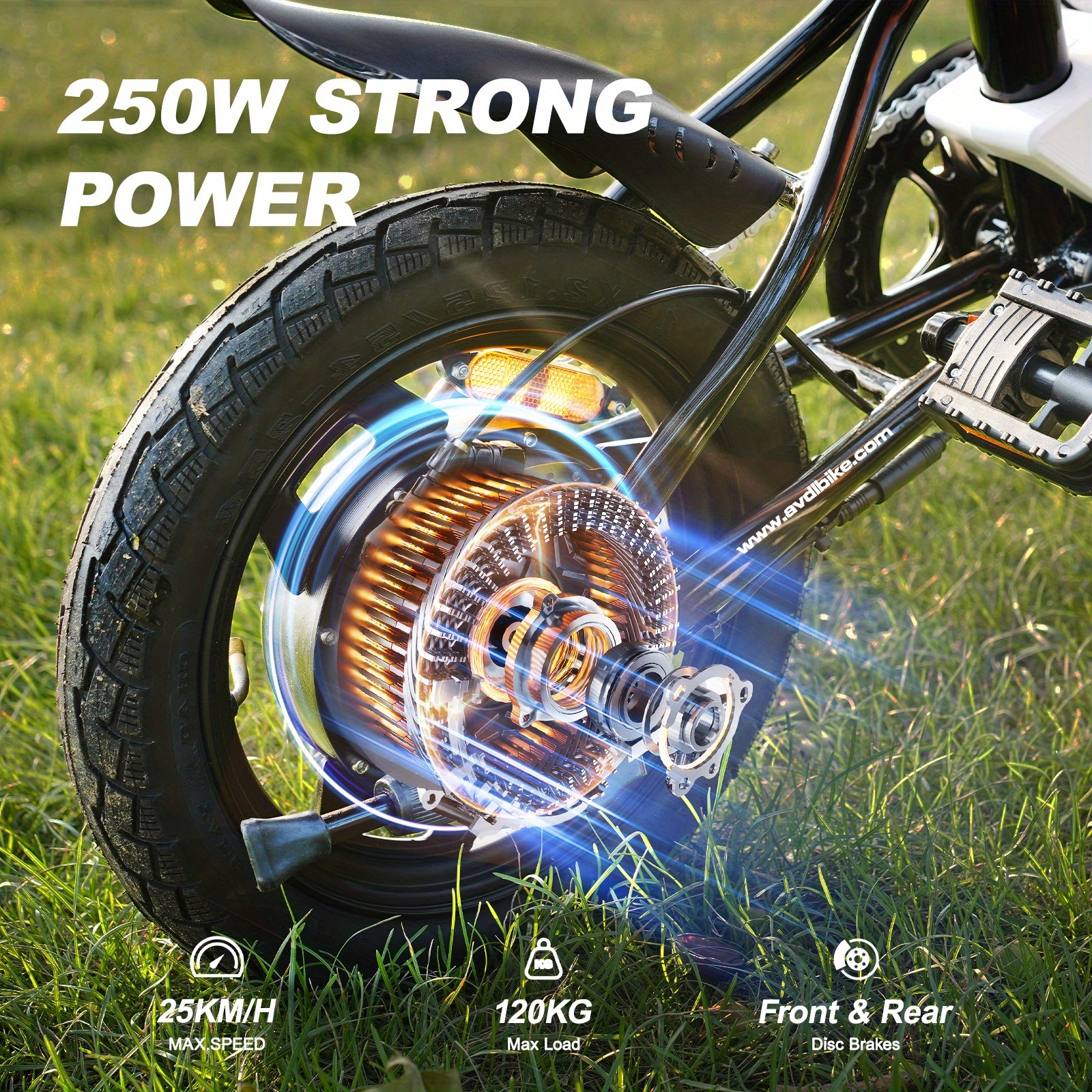 Opvouwbare Elektrische Fiets A10 voor Volwassenen & Tieners - 250W Motor, 36V 11.4Ah Verwijderbare Accu, Snelheid 25km/u en Bereik van 70km, Carbon Stalen Frame, Instelbaar Zadel (1.4-1.75m), Dubbele Schijfremmen, LCD Display, Zwarte Stadse E-Bike, Kwaliteitscomponenten