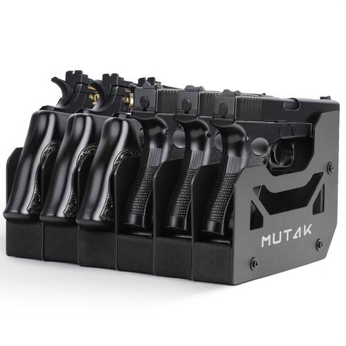 foam pistol rack for gun slots handgun rack firearm storage organizer pistols holder display stand indoor gun rack with anti slip magnetic strip