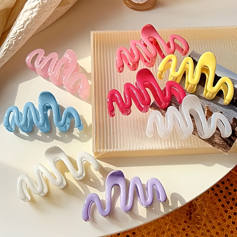 

Claw Clips For Women Large Hair Clips For Matte Hair Clip Claw For Women's Hair Cute Non Slip Claw Hair Clip Fashion Hair Accessories
