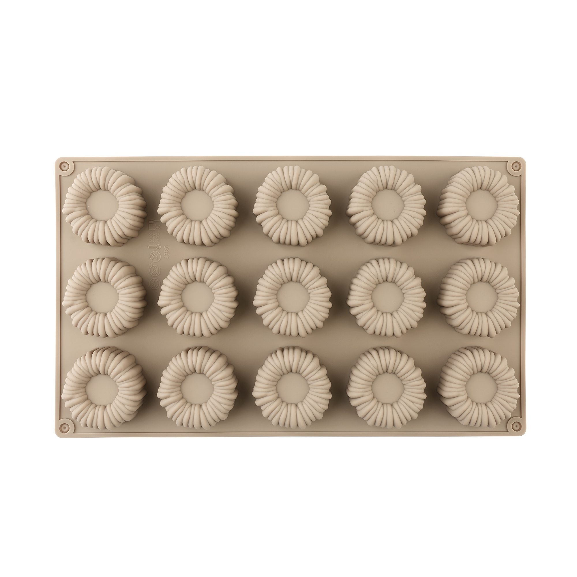 Image of 1pc Silicone Mousse Mold, Thick Circular Mousse Dessert Silicone Mold, Non Stick And Easy To Clean, Suitable For Baking, Cakes, Candies, Puddings, Mousse Molds Suitable For Weddings And Party Baking