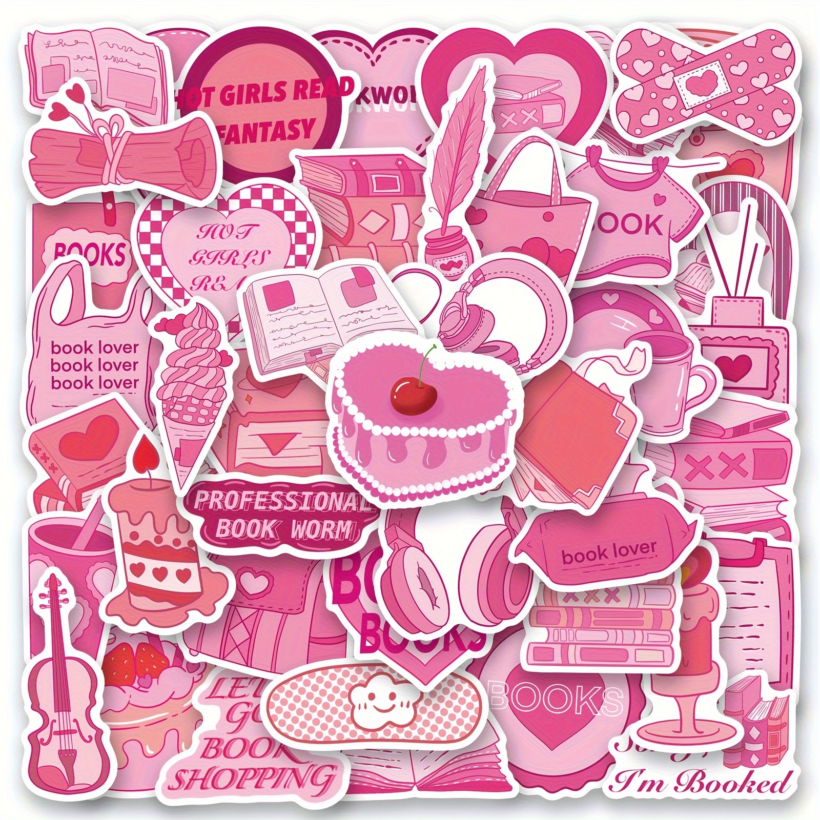 

50pcs , For Scrapbooking, Diary, Laptop, , Skateboard, , Computer, Phone, Accents, Reusable, -adhesive, , Irregular , For Art, , Sewing