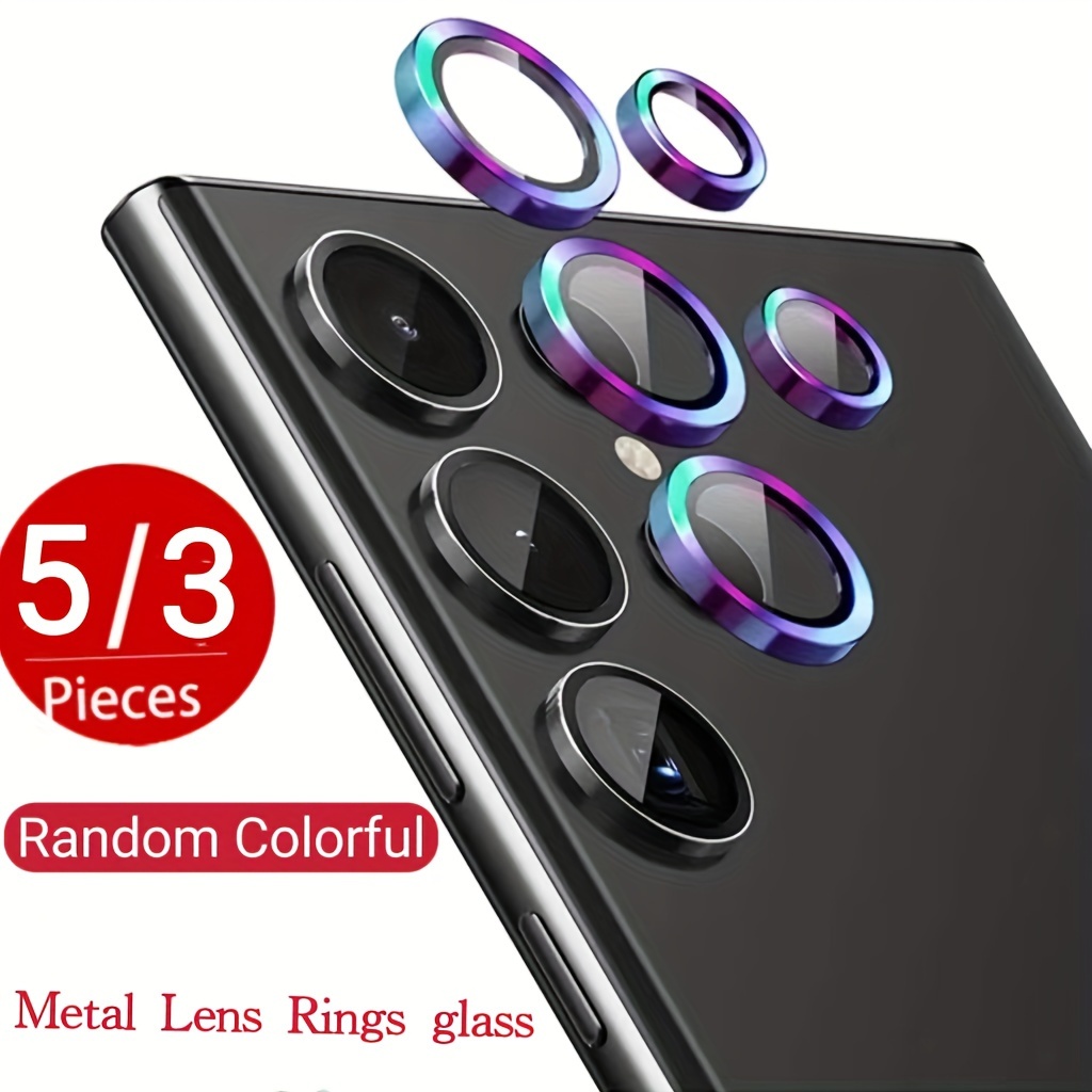 

5/3pcs/set Back Camera Protector Tempered Glass Cover S24 S23 Ultra S22ultra S25ultra S25 S24 S24ultra Plus S24+ S23+ S23 S23ultra Camera Lens Protector Glass A55 A54 A35 For Fold4 5g