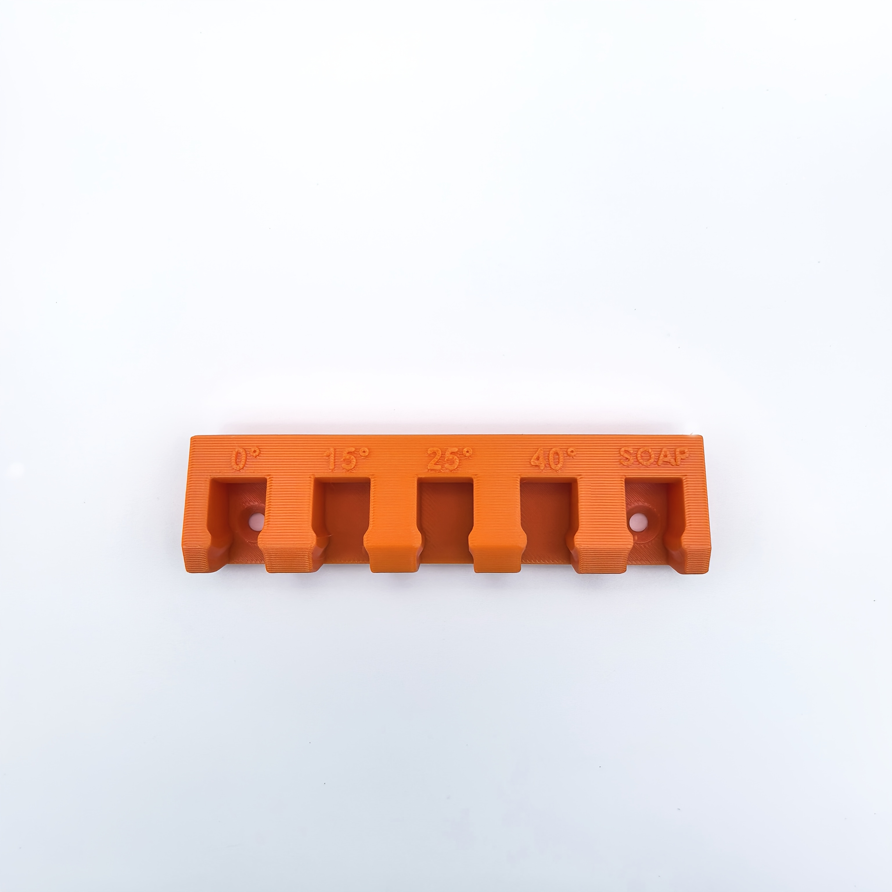 5 /4 Inch Quick Connect Pressure Washer Nozzle Organizer - Wall Mount Nozzle Holder With 0°15°25°40°soap Angle Labels, Universal Car Wash Additions For Car Wash Shop Home Garage