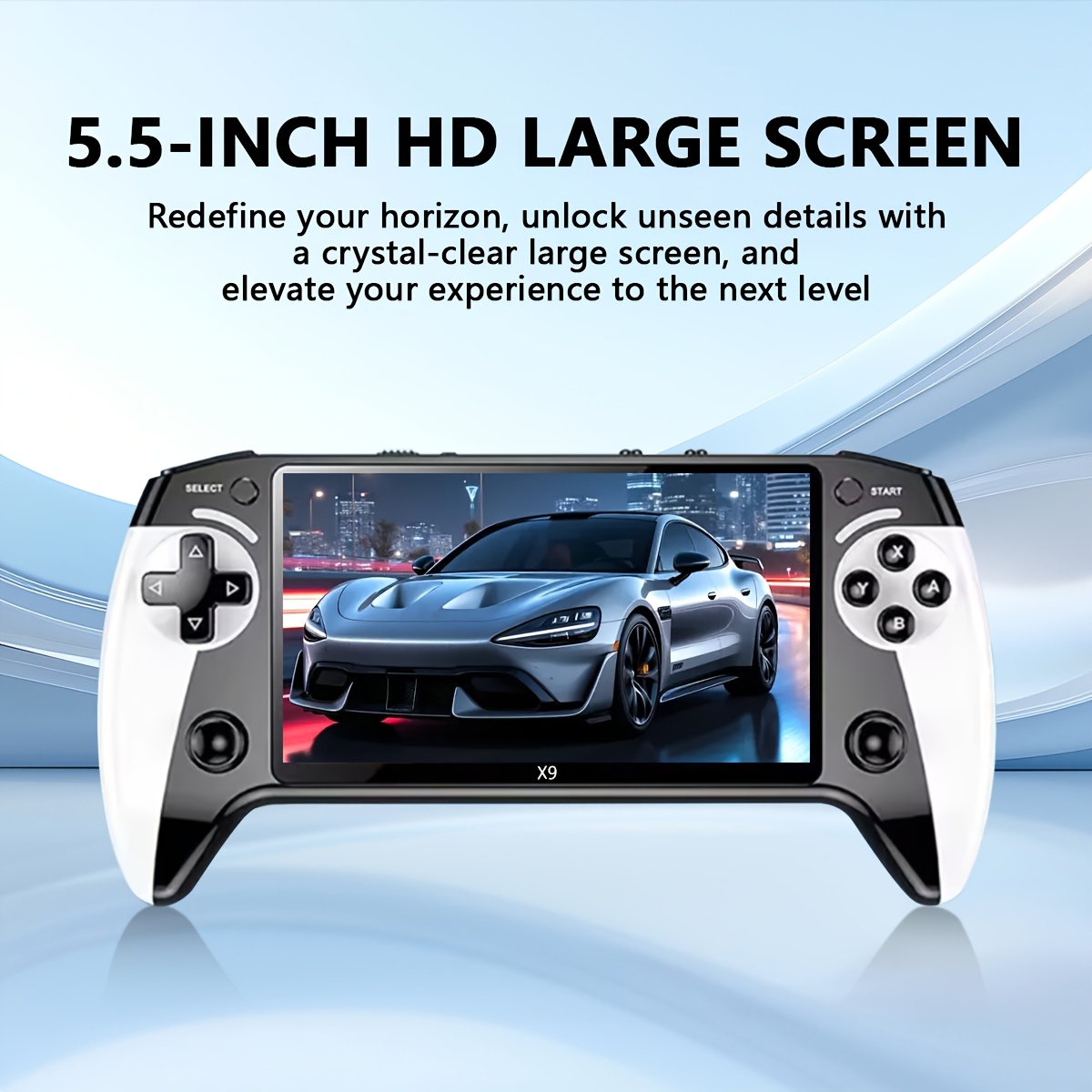   ips screen portable gaming device   rectangular   ergonomic   birthday gift halloween present christmas present