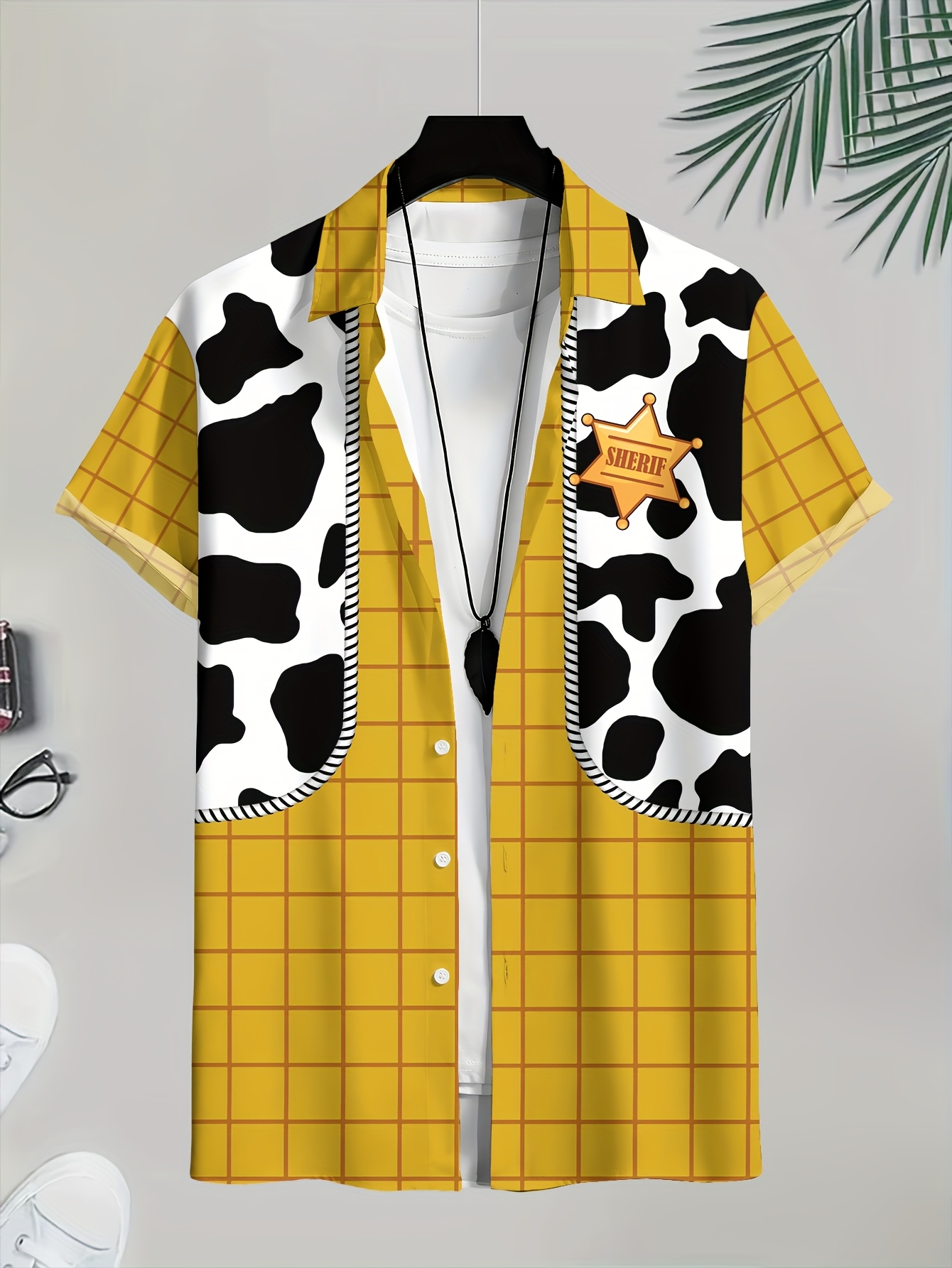 camisa vaquero hombre sheriff botones - Temu Uruguay, image size:800x1066