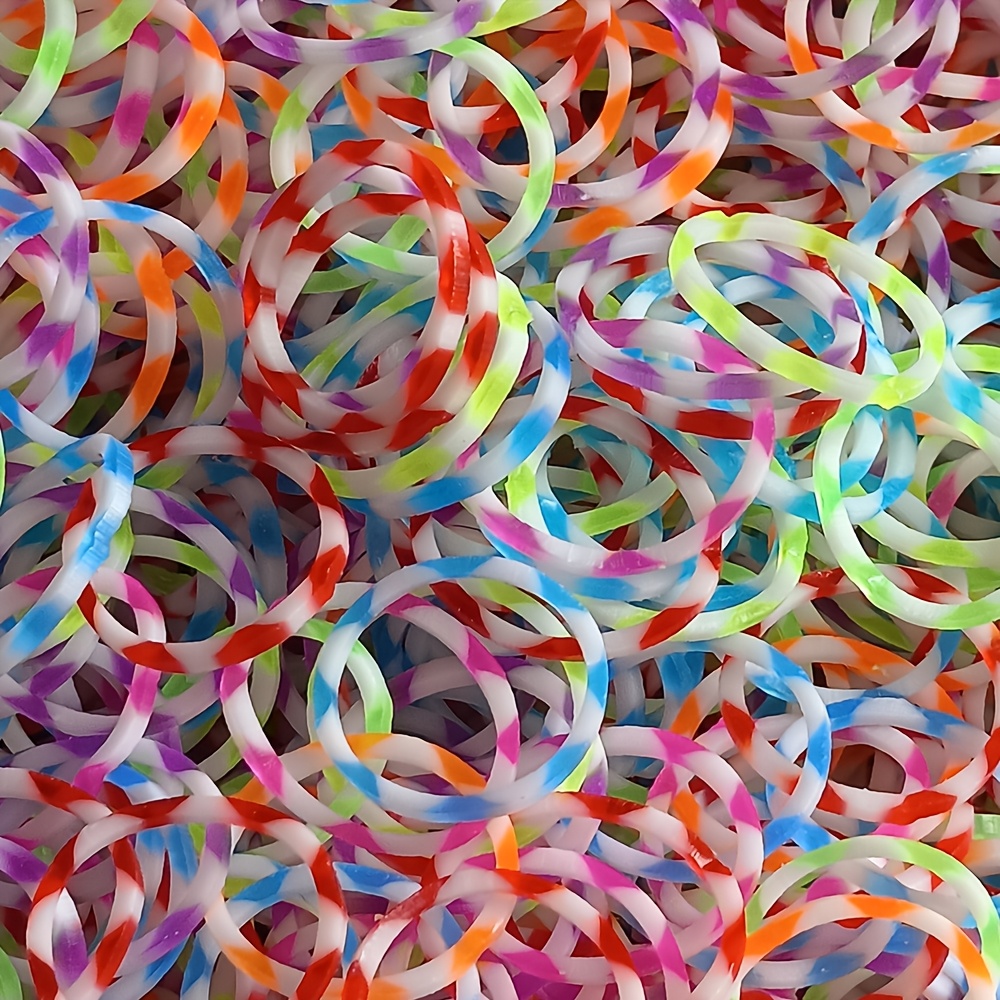 

200/500pcs Rubber , Handmade Braided Stretchy Bands, Making Kit, Necklace Supplies, With , For Family Crafts, & Game Themed Gifts