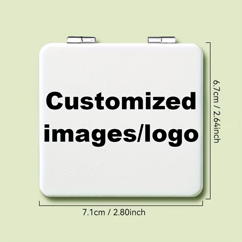 7pcs Set of Customizable Double-Sided Makeup Mirrors, Foldable Design